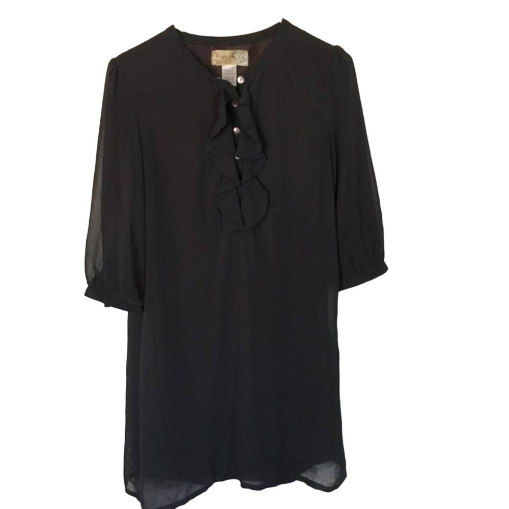 Francesca's Collections Dress Dark Grey